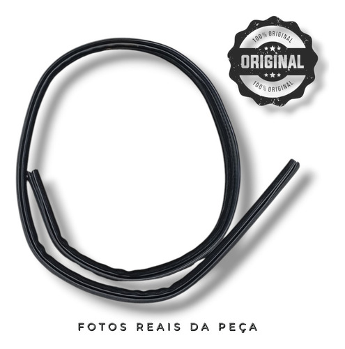 Canaleta Interna Porta Diant Esquerda Original Fiat Idea 12 Preto - Imagem 2