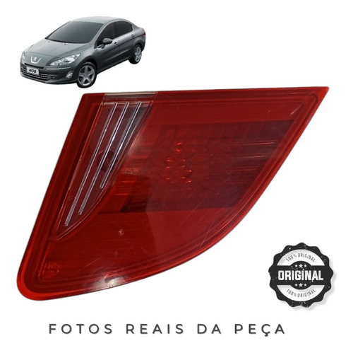 Lanterna Traseira Canto Esquerdo Original Peugeot 408 2012  Esquerdo/motorista - Imagem 2
