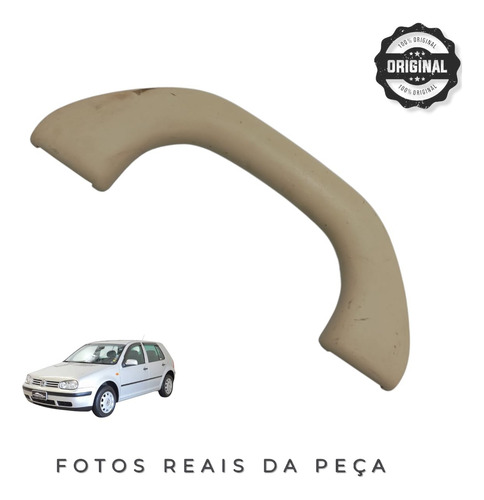 Alça Teto Pqp Diant Sem Gancho Original Vw Golf Sapão 1999 Bege - Imagem 2