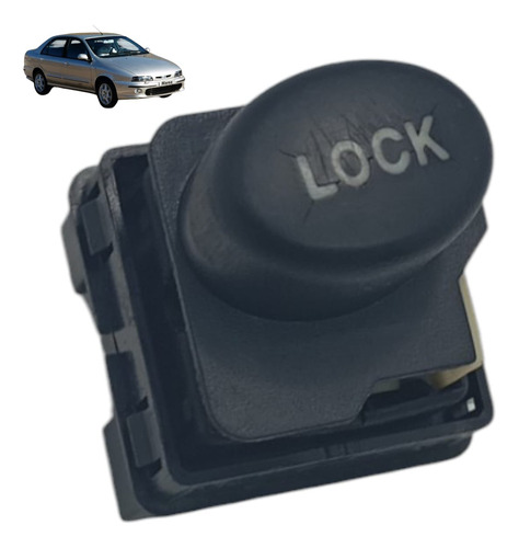 Botão Interruptor Trava Vidro Original Fiat Marea 2002