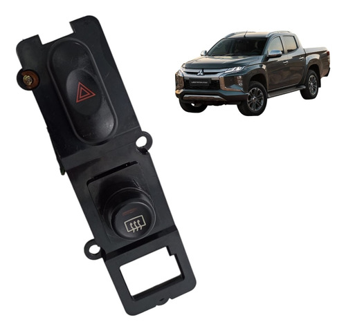 Botão Pisca Alerta Desembaçador Mitsubishi Pajero Sport 1998