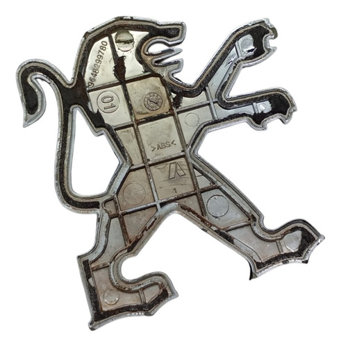 Emblema Letreiro Cromado Original Peugeot 206 2003 - Imagem 6