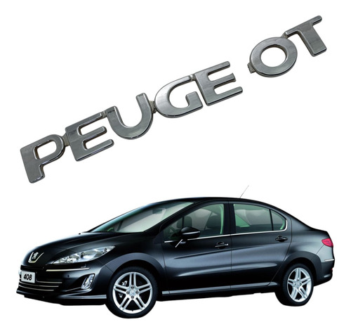 Simbolo Emblema Universal Traseiro Orig Peugeot C / Detalhe