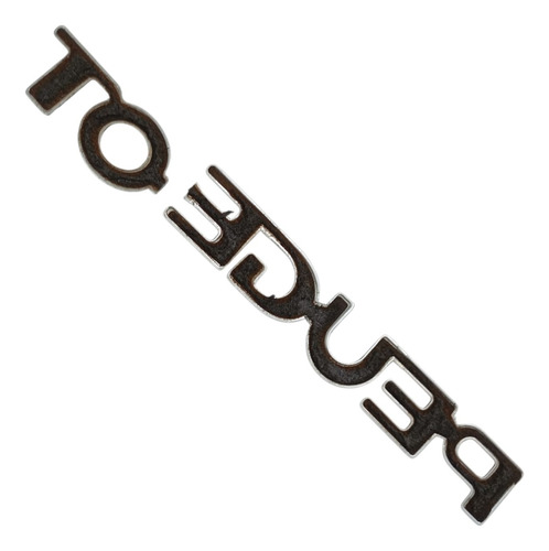 Simbolo Emblema Universal Traseiro Orig Peugeot C / Detalhe - Imagem 5