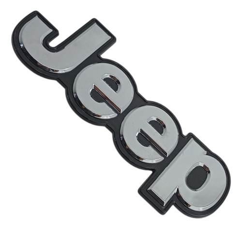 Emblema Cromado Traseiro Original Jeep Renegade 51974537 Prateado - Imagem 2