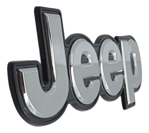 Emblema Cromado Traseiro Original Jeep Renegade 51974537 Prateado - Imagem 3