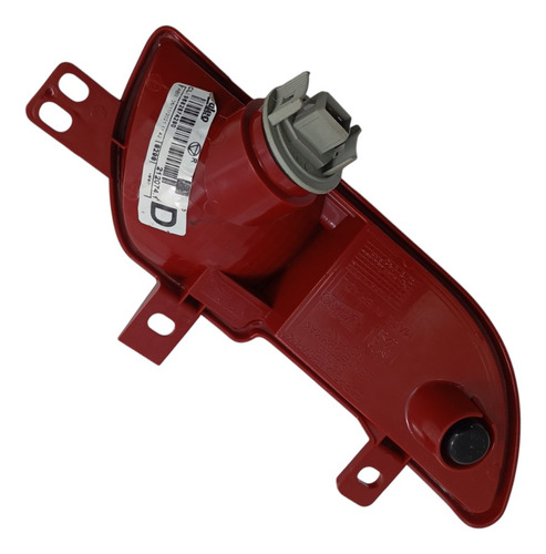 Lanterna Neblina Refletor Ld Traseiro Original Peugeot 207  Direito/passageiro Vermelha - Imagem 6