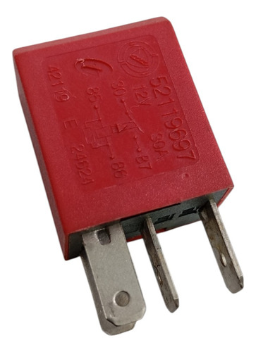 Relé Automotivo Vermelho 12v 30a Original Fiat 52119697