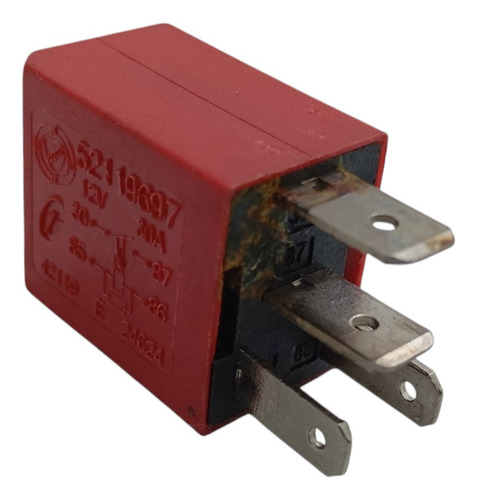 Relé Automotivo Vermelho 12v 30a Original Fiat 52119697 - Imagem 4