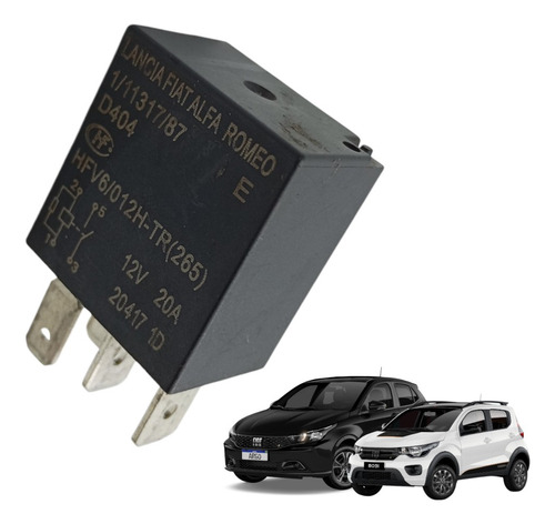 Relé Auxiliar Original Fiat Mobi / Argo 1131885