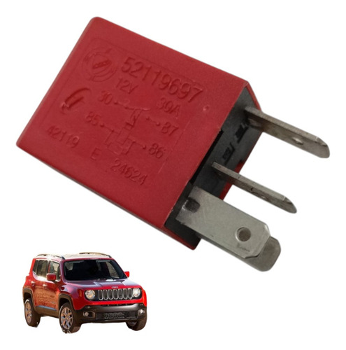 Relé Universal 12v Original Fiat Jeep Renegade 2015 52119697