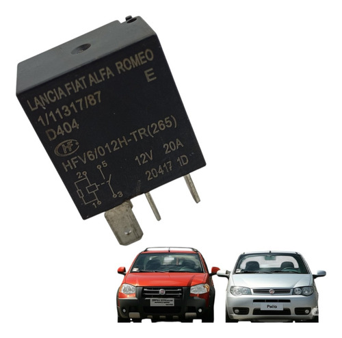 Relé Auxiliar Original Fiat Palio / Strada 11131787
