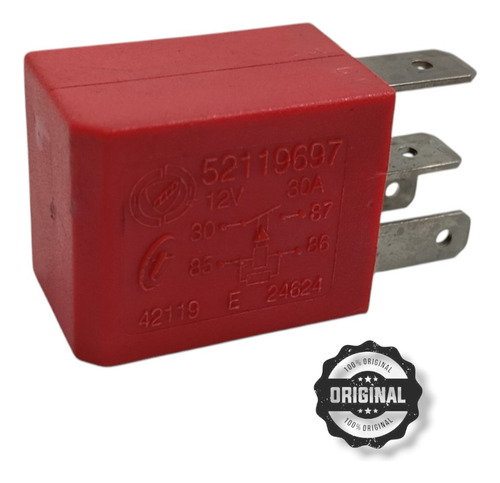 Relé Auxiliar Original Fiat Mobi 2018 52119697  - Imagem 2