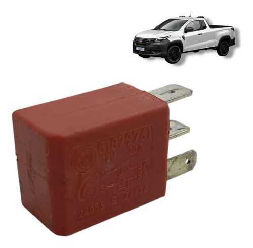 Rele Auxiliar 12v 30a Original Fiat Palio Strada Siena 