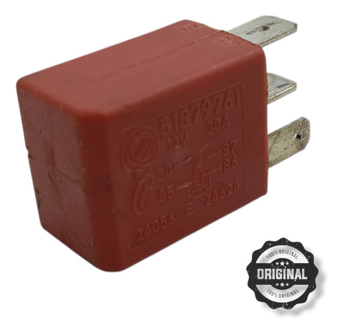 Rele Auxiliar 12v 30a Original Fiat Palio Strada Siena  - Imagem 2