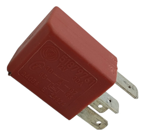 Mini Relé Auxiliar Original Fiat 12v 30a 4 Pinos 51879761