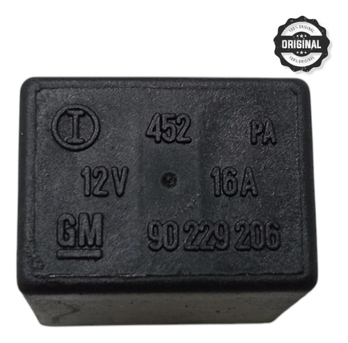 Relê Auxiliar 12v Limpador Orig Gm Vectra Zafira 90229206  - Imagem 2