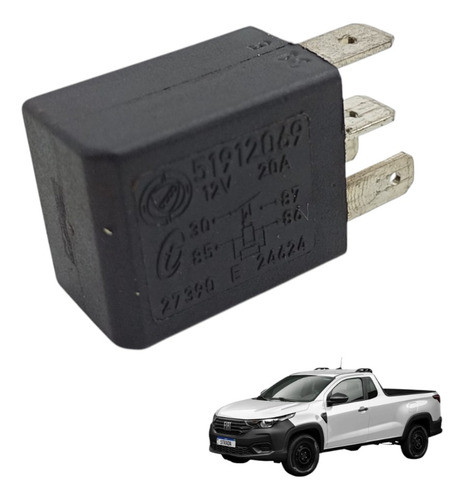 Relé Auxiliar Original Fiat Palio Strada 2015 51912069