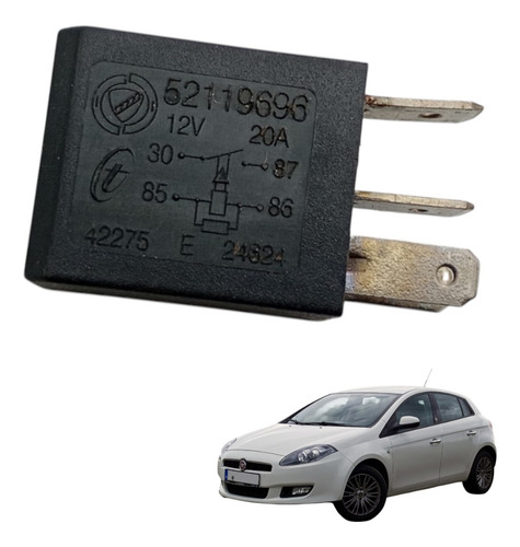 Mini Relé Auxiliar 52119696 Original Fiat Marea 1.6 Toro 