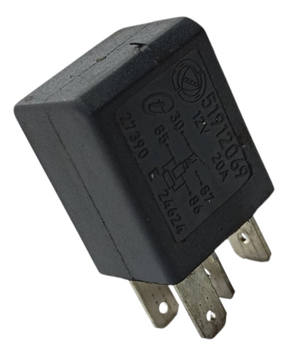 Rele Auxiliar 51912069 Original Fiat Bravo Palio Mobi Strada - Imagem 2