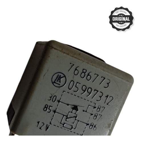 Rele Auxiliar 12v 20a Original Fiat Uno Siena Tempra 7686773 - Imagem 3