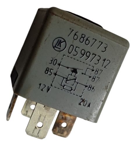 Rele Auxiliar 12v 20a Original Fiat Uno Siena Tempra 7686773 - Imagem 4