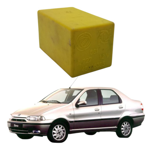 Rele Trava Elétrica Portas 12v Orig Fiat Uno Siena Strada 