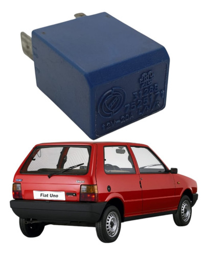 Relé Auxiliar 20a 12v 4 Pinos Orig Fiat Uno Tempra 7525171 