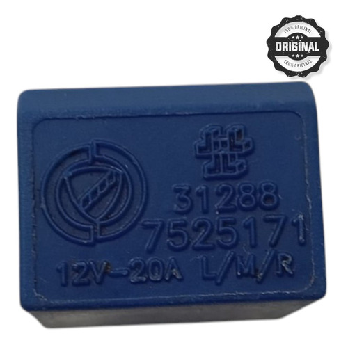 Relé Auxiliar 20a 12v 4 Pinos Orig Fiat Uno Tempra 7525171  - Imagem 3