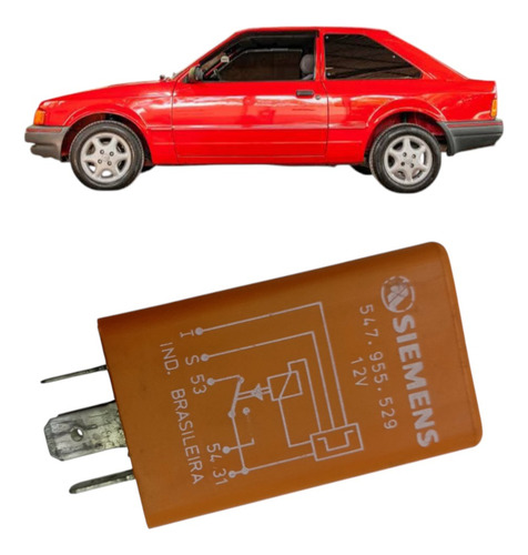 Rele Limpador Vidro Tras Orig Ford Escort Pointer 547955529