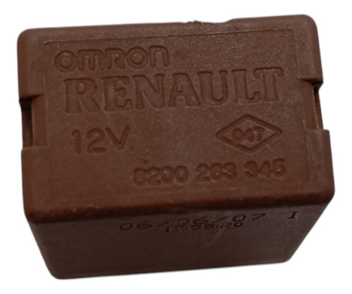 Relê Auxiliar 4 Pinos 12v Orig Renault Sandero Clio Logan  - Imagem 2