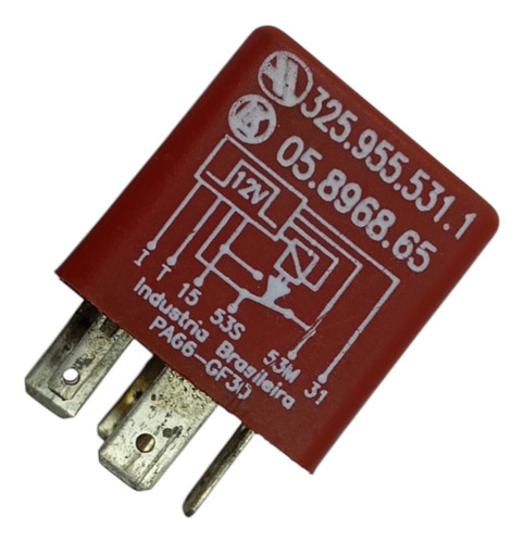 Relê Limpador Parabrisa Orig Vw Gol Santana Fox 3259555311  - Imagem 2