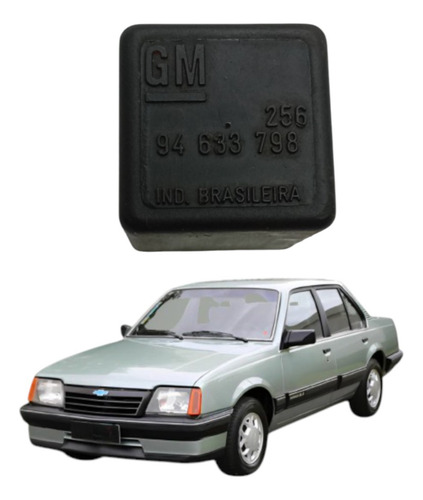 Rele Auxiliar 12v 5 Terminais Original Gm Monza 94633798 