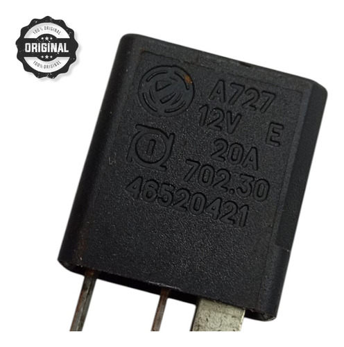 Mini Rele Auxiliar 12v 20a 4 Terminais Orig Fiat 46520421  - Imagem 3