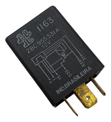 Relê Temp Limpador Parabrisa 12v 6t Original Vw Santana Gol  - Imagem 2