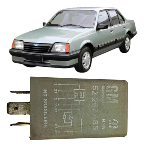 Relé Injeção Eletrônica 12v 7t Orig Monza Kadett 52267685