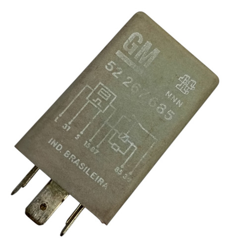 Relé Injeção Eletrônica 12v 7t Orig Monza Kadett 52267685 - Imagem 2