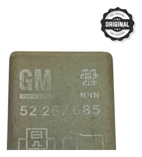 Relé Injeção Eletrônica 12v 7t Orig Monza Kadett 52267685 - Imagem 3