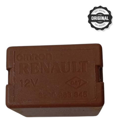Relé Auxiliar 4t 12v Original Renault Logan Clio Sandero  - Imagem 3