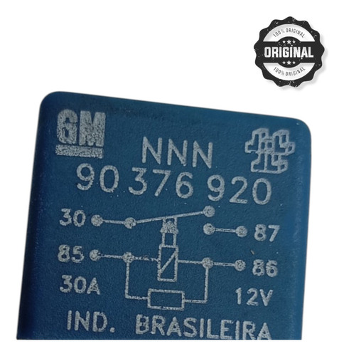 Rele Ar-cond Buzina Original Gm Astra Omega Vectra 90376920  - Imagem 3
