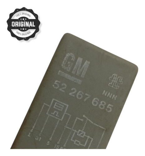 Rele Injeção Eletrônica 12v Orig Gm Monza Kadett 52267685  - Imagem 3
