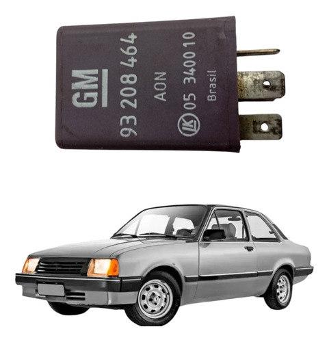 Relé Marcha Lenta 4 Terminais 12v Orig Gm Chevette 93208464 