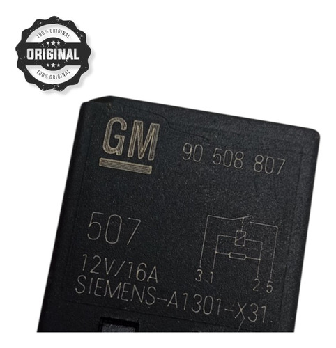 Rele Pisca Alerta 4t 12v Original Gm Vectra Corsa 90508807 - Imagem 3