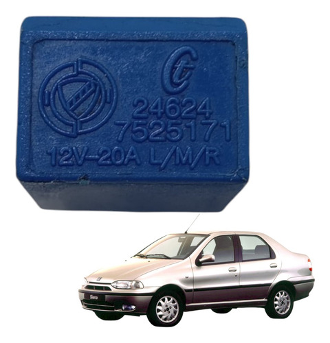 Relé Farol Buzina Fiat Uno Siena 12v 20a 7525171