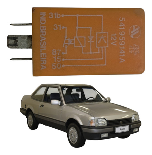 Relé Ventilador Radiador 12v Ford Escort Apollo 541959141a
