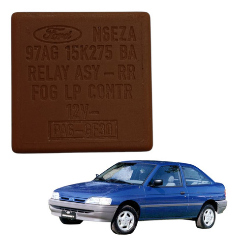 Relé Luz Lanterna Neblina Ford Escort Fiesta 97ag15k275ba