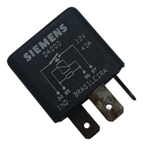 Relé Auxiliar 12v 40a 4 Terminais Siemens D4000 - Imagem 2
