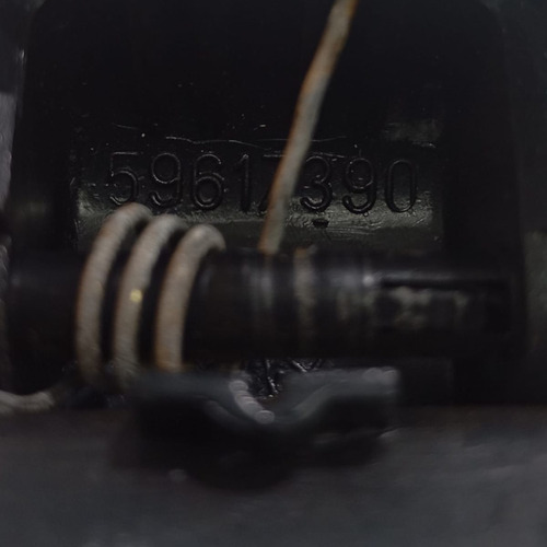 Maçaneta Interna Esquerda Original Fiat Uno Fiorino Elba 95 Preto Dianteira/traseira - Imagem 2