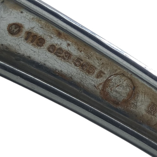 Maçaneta Alça Externa Cromada Puxador Capô Vw Fusca 1978 - Imagem 4