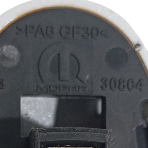 Moldura Acabamento Maçaneta Externa Original Fiat Mobi 2019 Branca Dianteira/traseira - Imagem 2